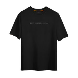 Forged Letter Black - Oversize Siyah