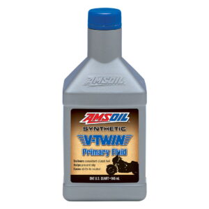 AMSOIL Synthetic V-Twin Primary Fluid Harley-Davidson primary debriyaj yağı 946 ml şişe